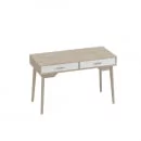 Стол письменный Калгари 07 Дуб натуральный светлый-белый матовый_1