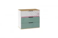 Комод Урбан ЛД 528.160.000 Дуб Золотой/Белый/Сумеречный голубой_0