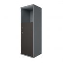 Шкаф средний узкий правый Riva А.СУ-2.1 Пр Венге/Металлик_35