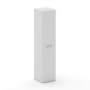 Шкаф узкий высокий универсальный Кросс CRF.SU-102 Белый F/Белый Бриллиант UM 450*460*2000_16