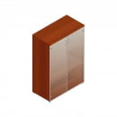 Шкаф для документов с тонированными стеклами Р.Шс-3СТ Орех Гепланкт_35