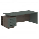 Стол руководителя левый VELION VCT 2290 L Нефрит Дуб Сильвер_13