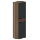 Шкаф высокий 1-секционный QUARTZ QZ.0302.BW.GF.L левый_0