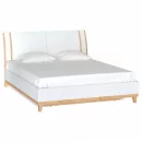 Кровать двуспальная 1600 Бари ЛД 698.140.000 Дуб Золотой Белый_0