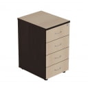 Тумба приставная с замком Р.Т-4.1 ЗЦ Венге Дуб Молочный_6