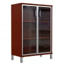 Стеллаж стекло в раме В420.7 Бургунди_22