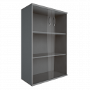 Шкаф средний широкий Riva А.СТ-2.4 Клен/Металлик_13