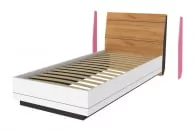 Кровать 900 Урбан ЛД 528.010.000 Дуб золотой/Чёрный/Белый/Розовый_1