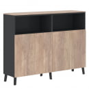 Греденция JAY JMGR 1745 Дуб Каньон Антрацит_3