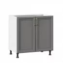 Тумба кухонная 800 Джелатто ЛД 241.060.000.132 Черный Оникс серый_2