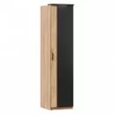 Шкаф одностворчатый с комбинированной дверью Техно ЛД 678.150.000.009 Дуб Крафт белый Серый шифер_15