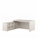 Стол письменный на опорной тумбе SOL29711002 Светлый дуб_3