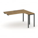 Стол-приставка к опорной тумбе/шкафу (правый) CONCEPT CN.OSAPR-006(R) Сандал Янтарный Антрацит_33