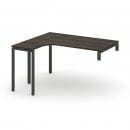 Стол-надставка на опорную тумбу (левый) CONCEPT CN.OSAN-003(L) Дуб Мали Черный_26