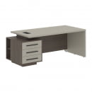 Стол руководителя левый VELION VCT 2090 L Аметист Дуб Сильвер_6