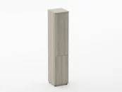 Шкаф высокий закрытый Twin 16.16.10Л Дуб Сантана светлый_20