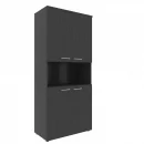 Шкаф для документов с нишей XHC 85.4 Легно Темный_11