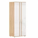 Шкаф двухстворчатый глухой Марта-2 ЛД 406.020.000 Дуб золотой Белый глянец_1