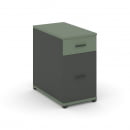Тумба опорная/приставная с ящиком и распашным фасадом CONCEPT CN.TGO-005 B/W Кобо Антрацит_17
