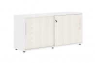 Шкаф с дверьми-купе EDIS ELC 1643 Ясень Траун Черный Белый_14