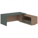 Стол руководителя правый VELION VCT 2119 R Нефрит Кобра_9