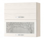 Шкаф-витрина кухонный (с системой плавного закрывания) Графит 74.09.2 Сосна Астрид /Ваниль_40