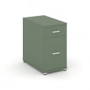 Тумба опорная/приставная с ящиком и распашным фасадом CONCEPT CN.TGO-005 B/W Кобо Белый_17