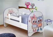 Кровать детская с фотопечатью без ящика 700*1400 Совята_0