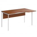 Стол эргономичный IMAGO-S CA-1SD(L/R) орех французский белый полуматовый_1