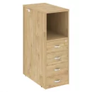 Тумба 4 ящика проходная ONIX O.R-TV-4 Тиквуд светлый_0