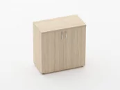 Шкаф низкий закрытый Glassy 6.08.131 Дуб молочный_6