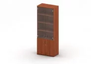 Шкаф-витрина с замком Танго Ш14з Орех_7
