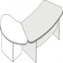 Конференц-приставка Л.ПС-15 правая Орех_5