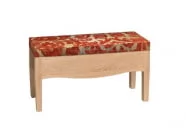 Пуф ADELE 50 Дуб Сонома/Venzel Coral (спальня)_1