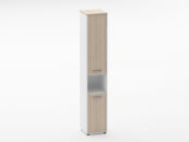 Шкаф 5 узкий закрытый Deka 10.23.15Л Туя/Белый_81