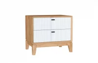 Тумба прикроватная Бари ЛД 698.110.000 Дуб Золотой Белый_0