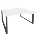 Рабочая станция на О-образном м/к ONIX O.MO-D.SA-1 Белый Бриллиант/Антрацит_64