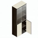 Шкаф для документов со стеклом Р.Ш-2СБ Венге_22