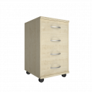 Тумба подкатная (4 ящика Riva А.ТМ-4F Клен_4