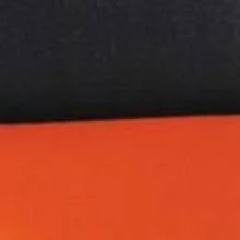 Черный/оранжевый