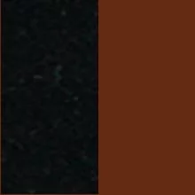 Черный/Средне-коричневый