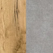 Дуб Крафт золотой/Велюр 321