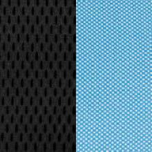 Черный TW/Голубой AC