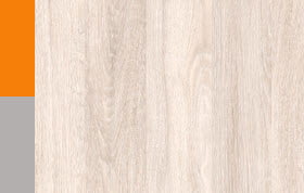 Дуб Сантана светлый/Серый/Оранжевый