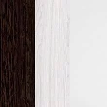 Венге/Ясень Анкор светлый/Кожзам белый