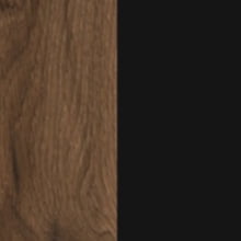 Дуб Денвер темный/Черный