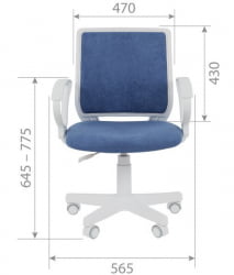 Детское кресло CHAIRMAN KIDS 112 велюр Оливка