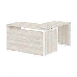 Стол письменный угловой левый XTEN-QP XQPCT 1415H L Сосна Эдмонт Белый