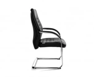 Конференц-кресло Лорд CF экокожа Черный