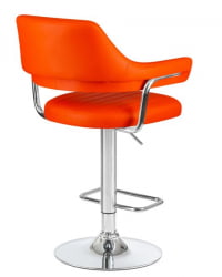 Стул барный ДОБРИН CХАРЛЙ (оранжевый) 2 шт / DOBRIN CHARLY
